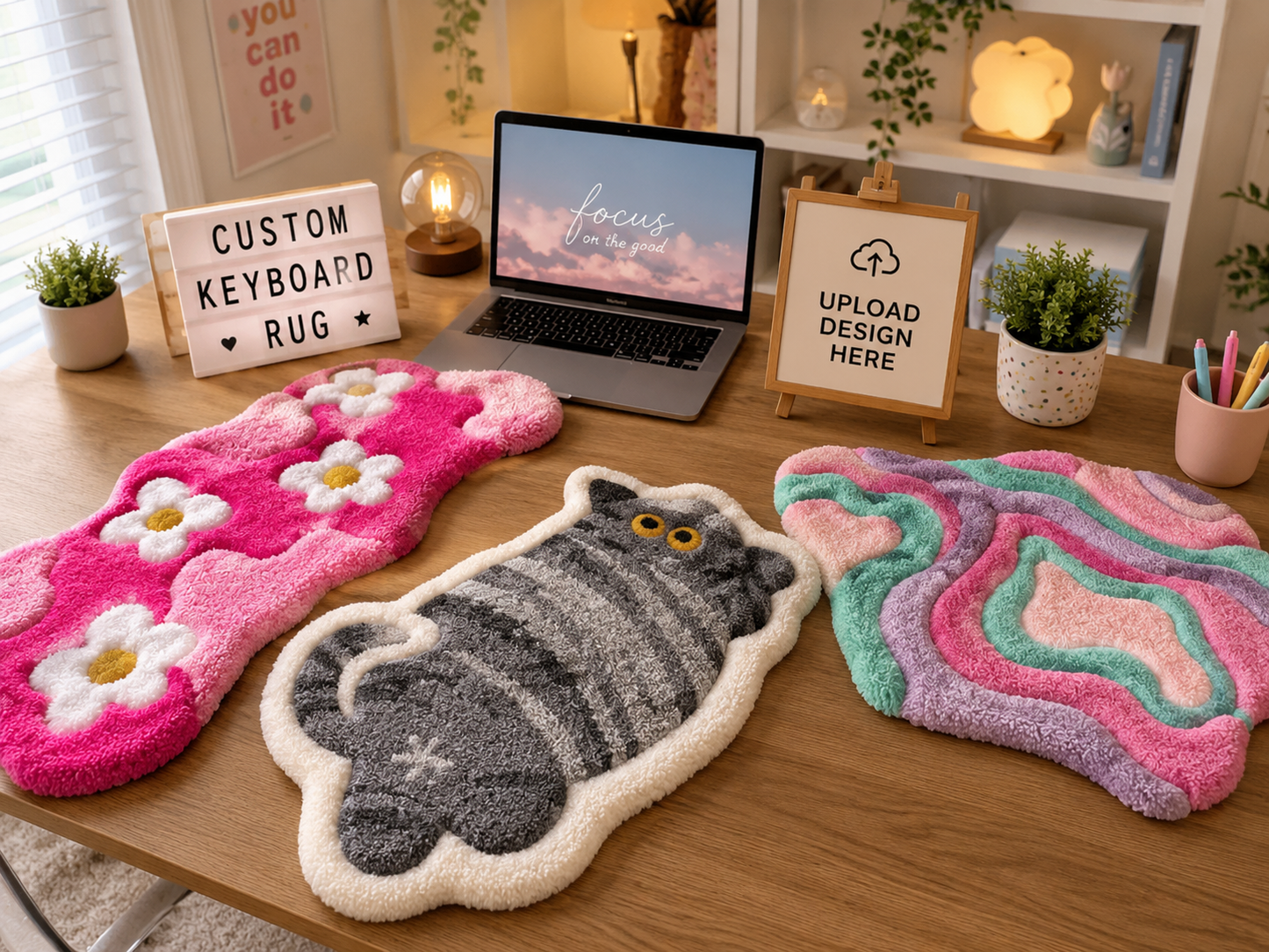 Custom Keyboard Rugs