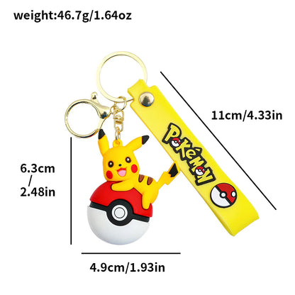 Adorable 3D Pokémon Figure Keychains
