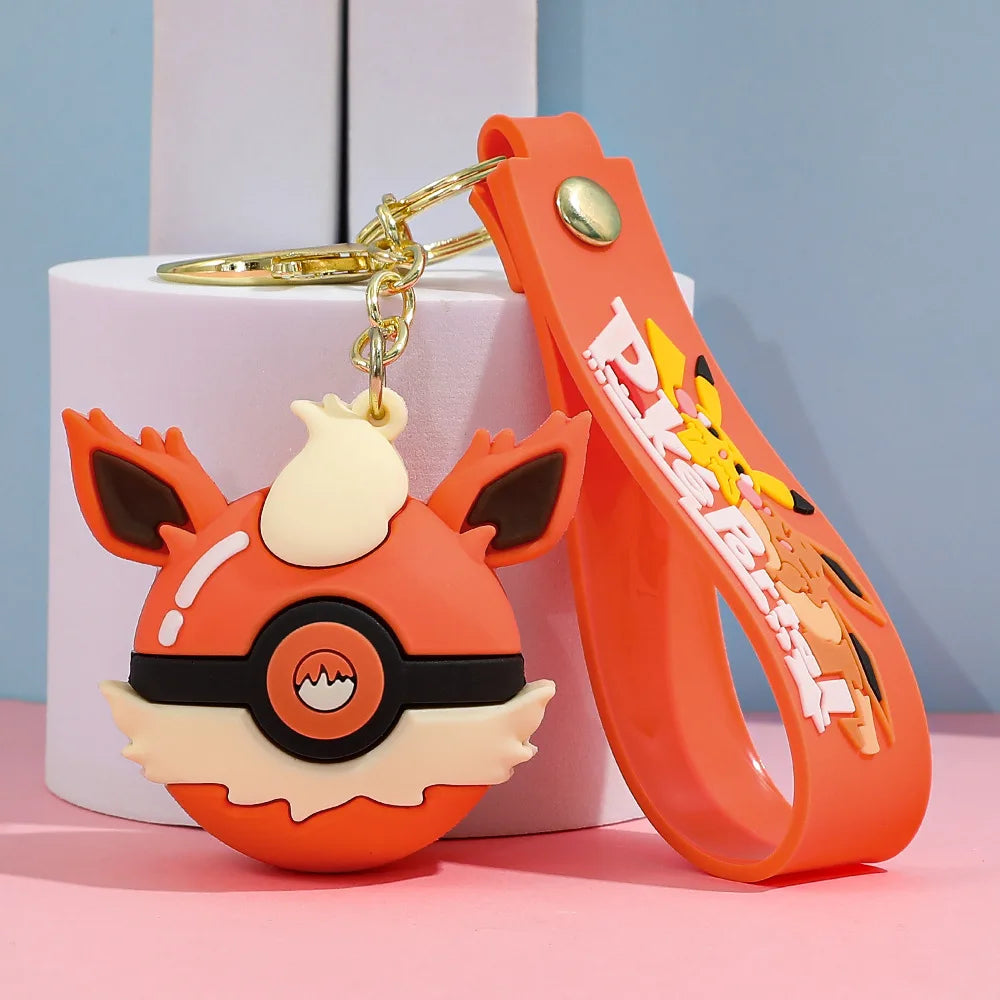 Adorable 3D Pokémon Figure Keychains