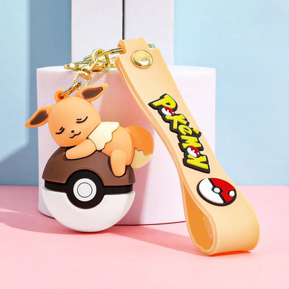 Adorable 3D Pokémon Figure Keychains