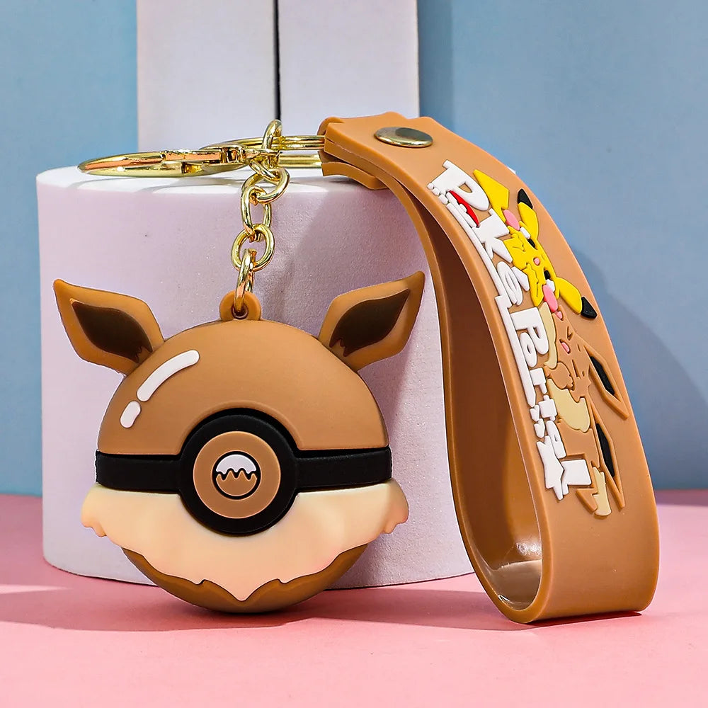Adorable 3D Pokémon Figure Keychains