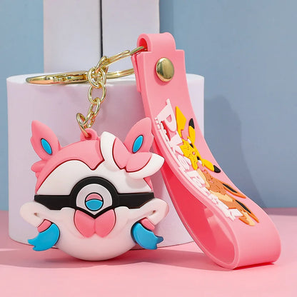 Adorable 3D Pokémon Figure Keychains