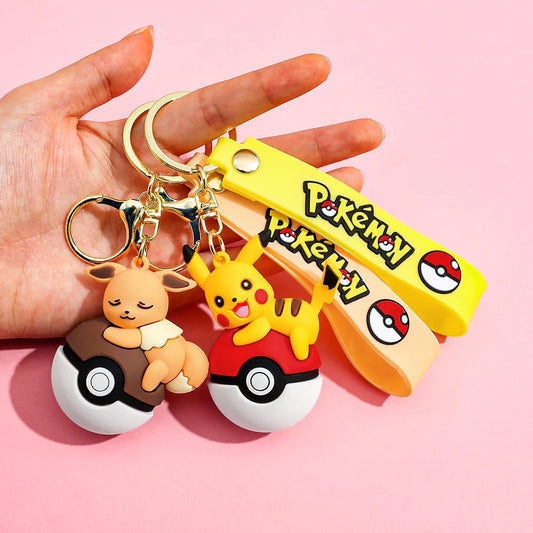 Adorable 3D Pokémon Figure Keychains